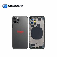 Untuk iPhone 11 Pro Casing Belakang Ponsel, Penutup Baterai, Rangka Tengah, Perakitan Sasis Pengganti