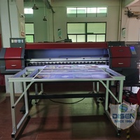 Rouleau plat Disen 2m pour imprimante jet d'encre à solvant écologique avec fonctionnement automatique pour le covering de vinyle et la bande de conduction UV