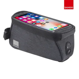 Sahoo 121460-SA Touchcreen bici bici bici da bicicletta Mobile PhoneTop tubo borsa con telaio anteriore