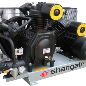 Pompe à air portable 09WM sans huile à faible pression 30 bars 1,0-1,2 m³/min, moteur à air écoénergétique refroidi par air PET - Product Image 1