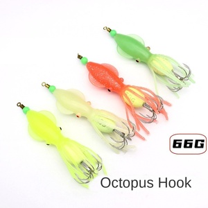 <span class=keywords><strong>BUBBA</strong></span> DW-99 Corée du Sud 66g Hameçon de pêche en acier inoxydable Luya pour la pêche en rive, appât vivant réaliste en forme de pieuvre lumineuse pour carpe et truite - Product Image 1