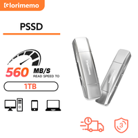 SSD USB Drive Ringan dan Portabel Baru 1TB dengan Antarmuka USB 3.2 Gen2 Kecepatan Baca 1000MB/s untuk Penyimpanan Belajar Mahasiswa