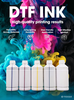 Harga Pabrik Langsung Set Tinta DTF Universal (CMYKW) - Tinta Berbasis Air Premium untuk Semua Printer Inkjet Kepala Cetak I3200 L1800 XP600