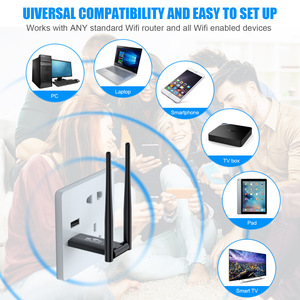 Nguồn nhà máy Wifi Booster phạm vi <span class=keywords><strong>Extender</strong></span> <span class=keywords><strong>2.4GHz</strong></span> 300Mbps USB WI-FI Repeater - Product Image 6