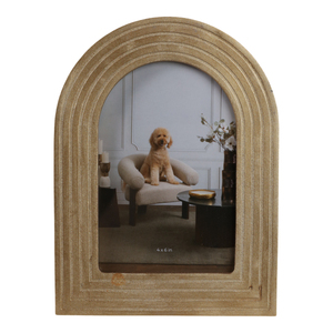 Cornice Fotografica Decorativa Arcuata 4x6 Pollici in Stile Contemporaneo per Arredamento Casa, Soggiorno, Camera da Letto, Ingresso - Product Image 1