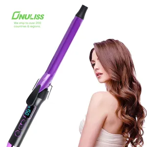 Curling Iron Wand Hair Crimper Curler Ceramic Coating Barrel Hair Waver Crimper For Long-Lasting Hair