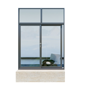 Fenêtre coulissante moderne en aluminium et verre, résistante aux vents forts, imperméable, anti-pluie, anti-UV et isolante thermiquement - Product Image 5