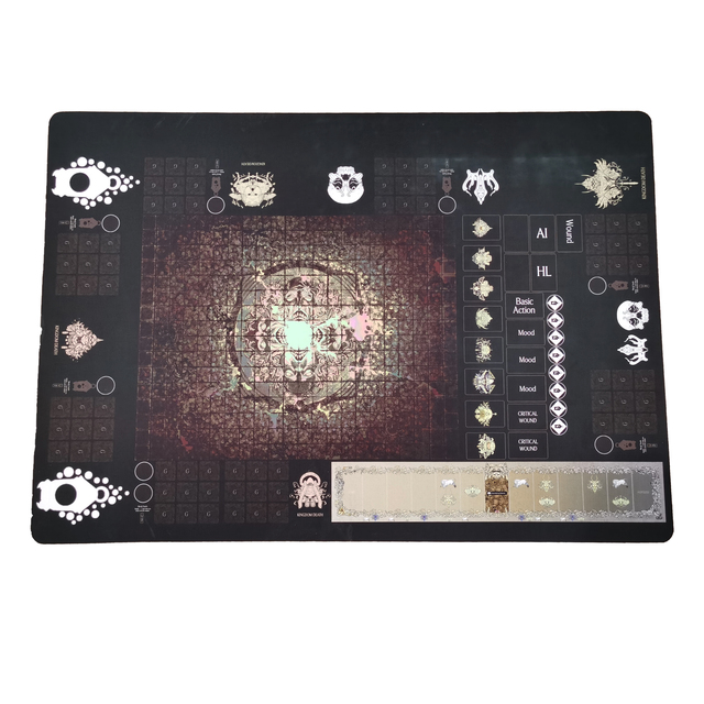 Tigerwings Premium Stitched MTG Play Mat With Area and Non-slip Rubber Backing TCG Play Mat Suitable for MTG and Other Card Game