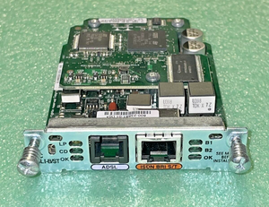1 unité neuve et originale, carte de port <span class=keywords><strong>ADSL</strong></span> sur ISDN et ISDN BRI, modèle HWIC-ADSLI-<span class=keywords><strong>B</strong></span>/ST, PLC - Product Image 2