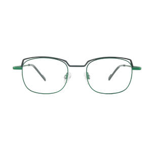 2024 स्टेनलेस स्टील ऑप्टिकल फ्रेम आईवियर यूनिसेक्स स्पेक्टैकल एंटी ब्लू लाइट ब्लॉकिंग फनी डिजाइन चश्मा - Product Image 1