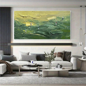 2025 Venta caliente marca Diytree sin marco abstracto CAMPO DE Golf pintura decorativa decoración moderna <span class=keywords><strong>para</strong></span> oficina - Product Image 1