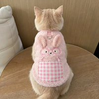 Vêtements pour chiens, veste en peluche épaisse et chaude, gilet sans manches pour chats, pour chiens de petite et moyenne taille