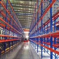 Étagère à palettes en acier galvanisé robuste, équipement de stockage industriel pour entrepôt et manutention