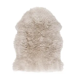 Customized Sheepskin Rug Luxurious Handcrafted Natural Sheep Fur Breathable Winter Warm Summer Cool