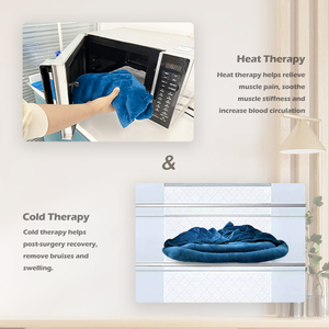 Microwavable <strong>Heated</strong> Neck Wrap Warmer and Shoulder Weighted <strong>Heating</strong> <strong>Pad</strong> <strong>Microwave</strong> for Hot and Cold Compress - Product Image 6