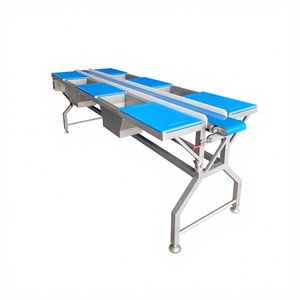 Vendita Diretta dalla Fabbrica, Tavoli di Smistamento Personalizzabili a Quattro o Sei Postazioni per la Lavorazione di Frutta e Verdura - Product Image 2