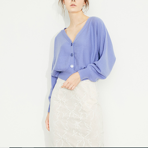 Cárdigan de Cachemira de estilo corto para <span class=keywords><strong>mujer</strong></span>, suéter de punto, nuevo diseño, <span class=keywords><strong>2022</strong></span> - Product Image 1