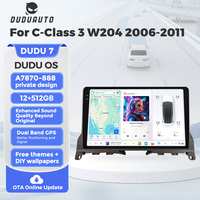DUDUAUTO A7870 12 + 512G Android 13 2K Écran Autoradio Lecteur Multimédia pour Mercedes Benz Classe C 3 W204 S204 2006-2011