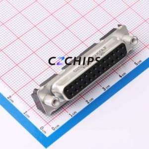 D25S24A4GV00LF D-Sub/VGA Connector Through hole Component (THT) Connector Female 25P Through Hole 2 - Product Image 1