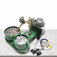 Machine à tailler les pierres précieuses Kinway de 8+6 pouces pour la fabrication de bijoux en diamant, machine à facetter les pierres précieuses