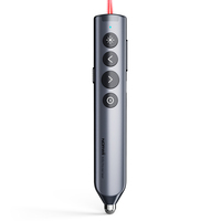 Télécommande de présentation laser sans fil Norwii tendance 2026 - Portée 100m, batterie rechargeable, aluminium, emballage personnalisé