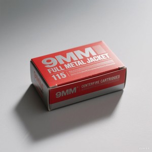 Boîte à balles de 9mm Boîte ondulée pliable Boîte de rangement pour balles - Product Image 4