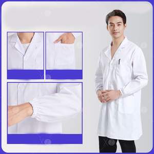 Accessoires d'uniforme hospitalier en denim antistatique unisexe avancés avec fusion sans couture, résistance chimique pour utilisation en laboratoire - Product Image 5