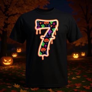 T-shirt de costume d'Halloween pour couple, design numéro 7, pour femme, taille moyenne - Product Image 3