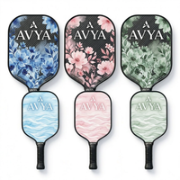 Ensemble de raquettes de pickleball T700 en fibre de carbone avec noyau en nid d'abeille, 4 raquettes, pack familial professionnel pour enfants et adultes