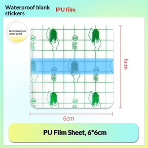 Cerotto Adesivo Impermeabile Verde Quadrato in PU per Riparare il <span class=keywords><strong>Ombelico</strong></span> Durante il Nuoto e il Bagno - Product Image 3