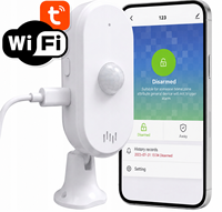 Tuya Smart Home PIR Sensor Anti Theft Infrared Motion Sensor Tuya WIFI PIR Detector with 80db Alarm Sound Home Factory Security