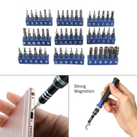Set Obeng Presisi KS-8018 58 in 1, Peralatan Perbaikan Elektronik Profesional untuk Ponsel, Tablet, Xbox, Handphone
