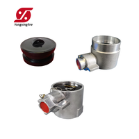 Adaptateur instantané flexible John Morris BS336, filetage femelle/mâle BSP 2,5 pouces, capuchon flexible en laiton, accessoires de lutte contre l'incendie, couvercle de chaîne