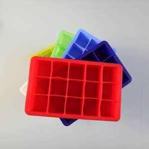 Moule <span class=keywords><strong>de</strong></span> cubes à glace en Silicone 15 cavités, sans danger pour des aliments, plateau pour gelée <span class=keywords><strong>de</strong></span> chocolat, pour <span class=keywords><strong>whisky</strong></span>, glace, 100% - Product Image 6