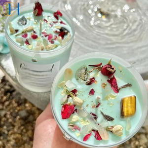 Offre Spéciale personnalisé aromathérapie pierres précieuses spirituelles bougies chakra <span class=keywords><strong>magique</strong></span> parfumé avec marque privée pour la fête des mères - Product Image 1