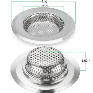 Filtre d'évier en acier inoxydable, <span class=keywords><strong>pour</strong></span> la cuisine, anti-colage au sol, personnalisé, 1 pièce - Product Image 5