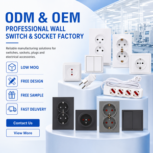 <span class=keywords><strong>Prise</strong></span> murale <span class=keywords><strong>double</strong></span> pour réseau téléphonique et Internet, idéale pour l'installation à domicile ou au bureau - Product Image 4