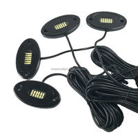 Kingshowstar 24 LED, éclairage LED blanc pur, étanche IP67, résistant aux chocs, lampe extérieure tout-terrain pour voiture, camion, VTT, UTV