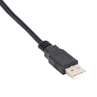 Port de chargeur de câble de montage sur panneau USB A et USB C pour meuble table de chevet bureau canapé USB A & C câble d'alimentation 2 en 1