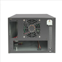 Carte mère Mini-ITX à deux disques en alliage d'aluminium, échangeable à chaud, serveur, châssis NAS de tour moyenne, stockage domestique IPFS, double disque intégré