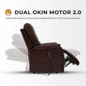 Hot <span class=keywords><strong>Sale</strong></span> <span class=keywords><strong>Power</strong></span> Lay Flat <span class=keywords><strong>Lift</strong></span> Liegestuhl Doppel motor für ältere elektrische Liegen mit verstecktem Getränke halter - Product Image 3