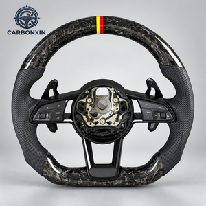 Volant de voiture en fibre de carbone personnalisé pour Audi A3 8P A5 A6 C6 B8 C7 A4 A7 RS6 A8L Q3 RS3 RSQ8 S4 S3 SQ5 R S Line RS - Product Image 5