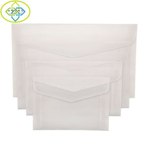 Sobre de papel de ácido sulfúrico translúcido en blanco personalizado - Product Image 2