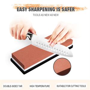 Piedra afiladora de cuchillos de doble cara, afilador de cuchillos de grano medio fino - Product Image 2