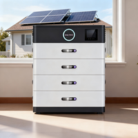 Equipo de Almacenamiento de Energía Doméstico Apilable de 20kwh, Contenedor de 204v para Suministro con Inversor de Voltaje Solar