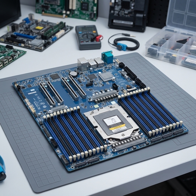 MZ33-AR1 AMD EPYC 9004 9005 Single Socket Server Motherboard SP5 DDR5 High Density Data Center Platform