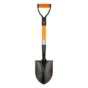 Pala de jardinería para exteriores con mango en D, pala pequeña de acero integrada para agricultura <span class=keywords><strong>y</strong></span> excavación de hoyos - Product Image 1