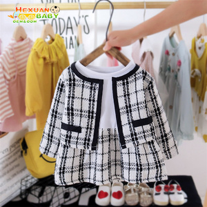 Conjunto <span class=keywords><strong>de</strong></span> <span class=keywords><strong>Ropa</strong></span> <span class=keywords><strong>de</strong></span> 2 Piezas para Bebé Niña <span class=keywords><strong>de</strong></span> Otoño Invierno para Fiestas, Abrigo <span class=keywords><strong>de</strong></span> Cuadros y Vestido Tutú <span class=keywords><strong>de</strong></span> Moda para Desfile - Product Image 3