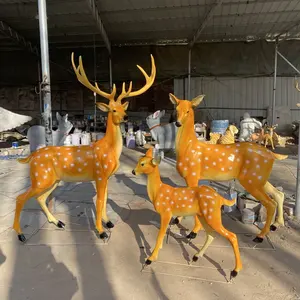 공장 직접 인공 유리 섬유 사슴 조각