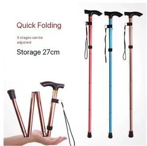 <b>Folding</b> Anti-slip Aluminum <b>Walking</b> <b>Stick</b> <b>Walking</b> <b>Stick</b> for the Elderly <b>Walking</b> <b>Stick</b> - Product Image 6